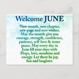 carte postale nouveau mois