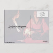 Carte Postale Nouveau-Né Par Georges De La Tour (Dos)