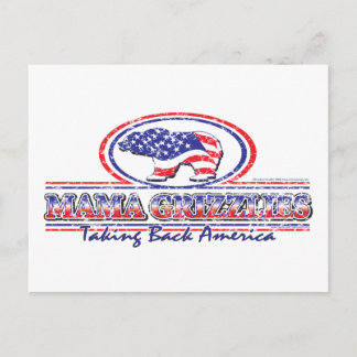 Carte Postale NOUVEAU-Patriotique-Grizzly