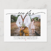 Carte Postale Nouveau plan Mariage de calligraphie report (Devant)