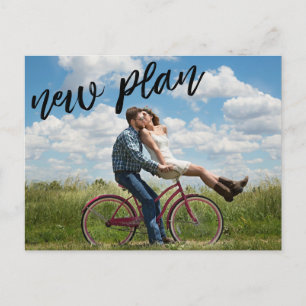 Carte Postale Nouveau plan - mariage photo personnalisé
