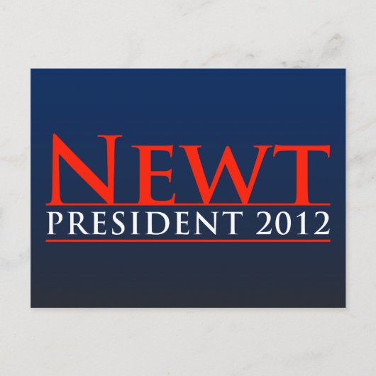 Carte Postale Nouveau président 2012 (Devant)