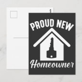 Carte Postale Nouveau propriétaire fier Chauffage de maison de p (Devant / Derrière)