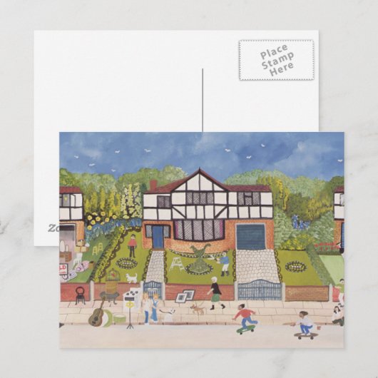 Carte Postale Nouveau quartier (Devant / Derrière)