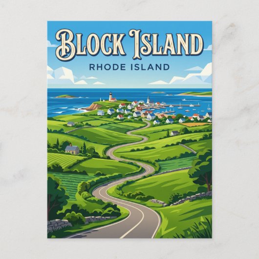 Carte Postale Nouveau Shoreham Rhode Island (Devant)