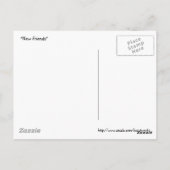 Carte Postale Nouveaux amis (Dos)