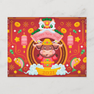Carte Postale Nouvel An