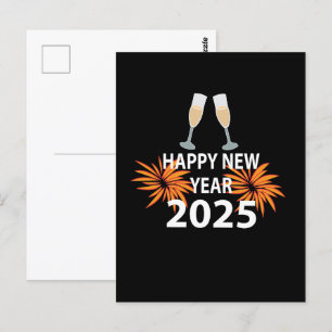 Carte Postale Nouvel An 2025 Bonne année