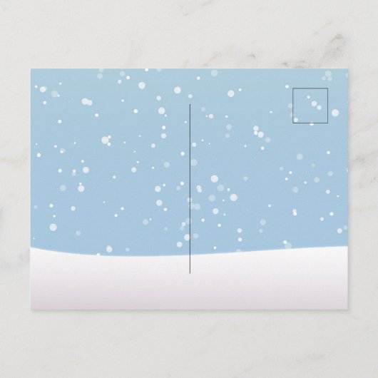 Carte Postale Nouvel An Arbre de Noël de rennes drôle 2022 (Dos)