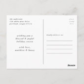 Carte Postale Nouvel an audacieux | Photo de vacances (Dos)