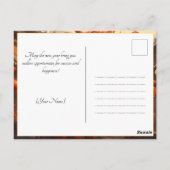 Carte Postale Nouvel An chinois avec dragon de bois (Dos)