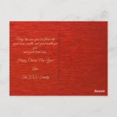 Carte Postale Nouvel An chinois du Dragon 2024 (Dos)