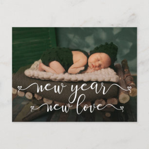 Carte Postale Nouvel An Faire-part de naissance d'amour
