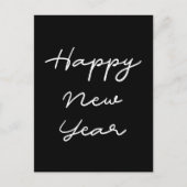 Carte Postale Nouvel an heureux minimaliste (Devant)