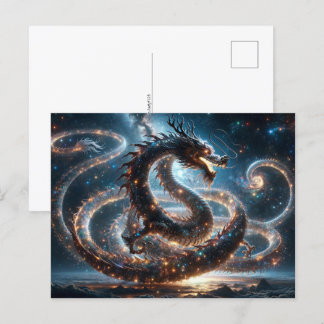 Carte Postale Nouvel An lunaire chinois du dragon, poste