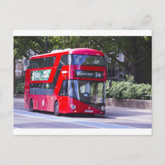 Carte Postale Nouvel autobus de rouge de Londres