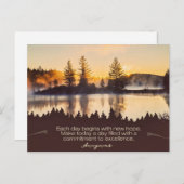 Carte Postale Nouvel espoir (Devant / Derrière)