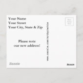 Carte Postale Nouvelle adresse (Dos)