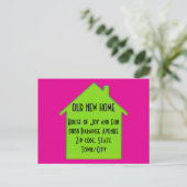 Carte Postale nouvelle adresse (Debout devant)