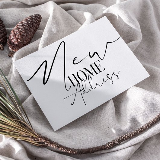 Carte Postale Nouvelle adresse