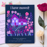 Carte Postale Nouvelle Adresse Accueil J'Ai Déplacé Fleurs Agric<br><div class="desc">Customisez cette carte de faire-part mobile avec votre propre texte à l'avant et à l'arrière ! Cliquez sur "Personnaliser" ci-dessus pour modifier le texte. Cliquez ensuite sur "modifier à l'aide de l'outil de conception" pour ajuster les polices, les couleurs et les placements. Consultez ma boutique pour en savoir plus ou...</div>