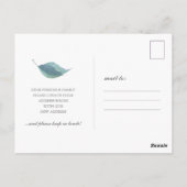 Carte Postale Nouvelle adresse Changement d'adresse Faire-part d (Dos)