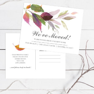 Carte Postale Nouvelle adresse Changement d'adresse Faire-part d