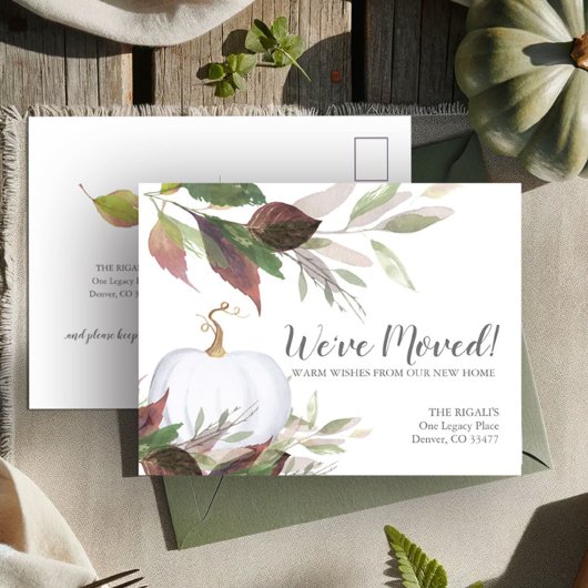 Carte Postale Nouvelle adresse Changement d'adresse Faire-part d