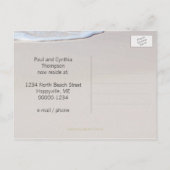 Carte postale nouvelle adresse Coastal Living (Dos)