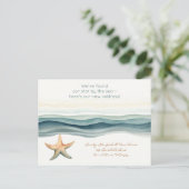 Carte Postale Nouvelle adresse élégante (Debout devant)