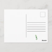 Carte Postale Nouvelle adresse Eucalyptus Leaf Botanographie (Dos)