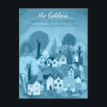 Carte Postale Nouvelle adresse Mote Country Village Art<br><div class="desc">Customisez cette carte de faire-part mobile avec votre propre texte à l'avant et à l'arrière ! Cliquez sur "Personnaliser" ci-dessus pour modifier le texte. Cliquez ensuite sur "modifier à l'aide de l'outil de conception" pour ajuster les polices, les couleurs et les placements. Consultez ma boutique pour en savoir plus ou...</div>