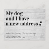 Carte Postale Nouvelle adresse que nous avons déplacé Faire-part (Devant)