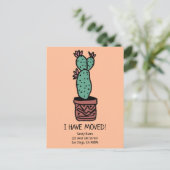 Carte Postale Nouvelle adresse résidentielle Moving Faire-part C (Debout devant)
