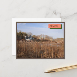 Carte Postale Nouvelle Angleterre Maisons Kittery Maine Nature