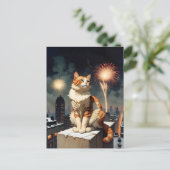 Carte Postale nouvelle année (Debout devant)