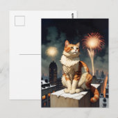 Carte Postale nouvelle année (Devant / Derrière)