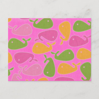 Carte Postale nouvelle baleine canadienne