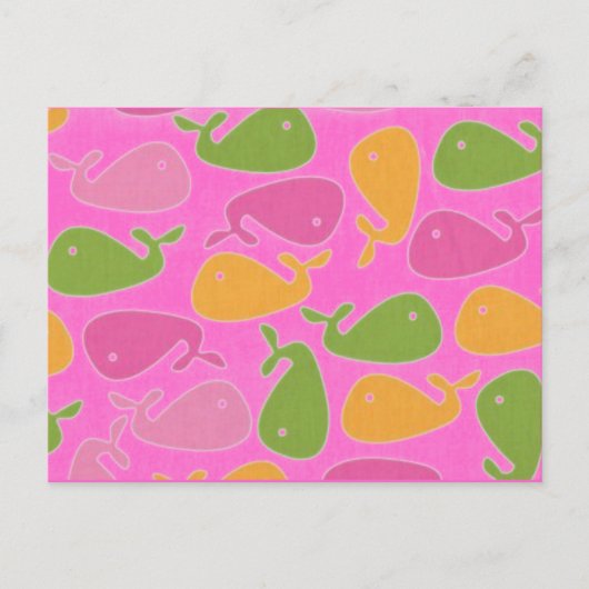 Carte Postale nouvelle baleine canadienne (Devant)