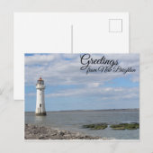 Carte postale 'Nouvelle Côte de Brighton' (Devant / Derrière)