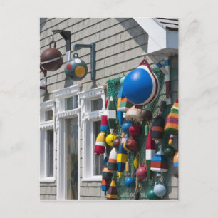 Carte Postale Nouvelle-Écosse, Canada. Boutique de bouées à Blue