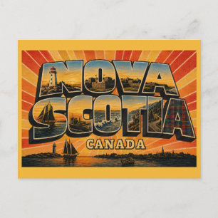 Carte Postale Nouvelle-Écosse Canada Province maritime