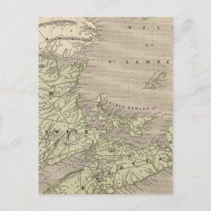 Carte Postale Nouvelle-Écosse, Nouveau-Brunswick