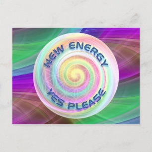 CARTE POSTALE NOUVELLE ÉNERGIE - OUI S'IL VOUS PLAÎT