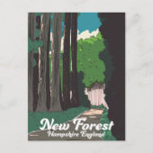 Carte Postale Nouvelle forêt Hampshire Angleterre (Devant)