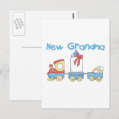 Carte Postale Nouvelle grand-mère de tee-shirts et cadeaux de tr (Devant / Derrière)