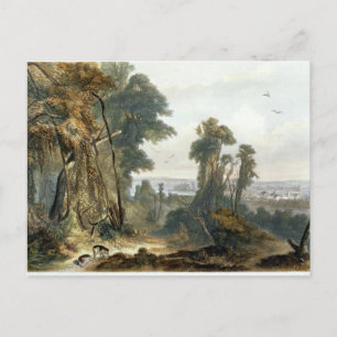 Carte Postale Nouvelle Harmonie sur le Wabash, plaque 2 du volum
