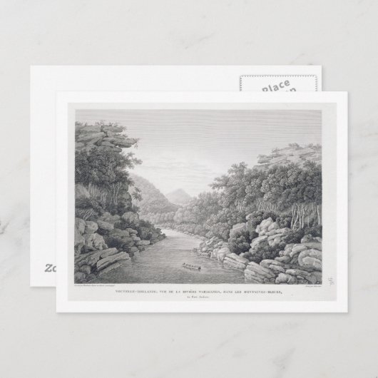 Carte Postale Nouvelle-Hollande : Vue sur la rivière Waragamba d (Devant / Derrière)