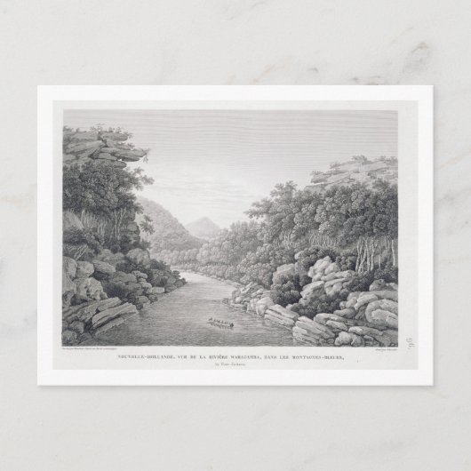 Carte Postale Nouvelle-Hollande : Vue sur la rivière Waragamba d (Devant)