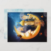 Carte Postale Nouvelle Lune (Devant / Derrière)